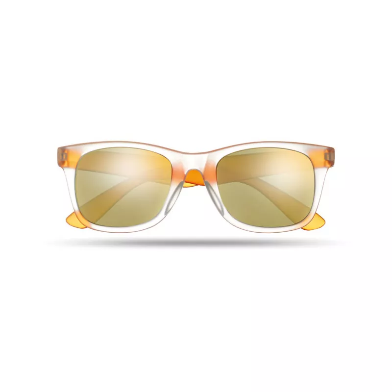 Okulary przeciwsłoneczne lustrzane UV400 AMERICA TOUCH - Pomaranczowy (MO8652-10)