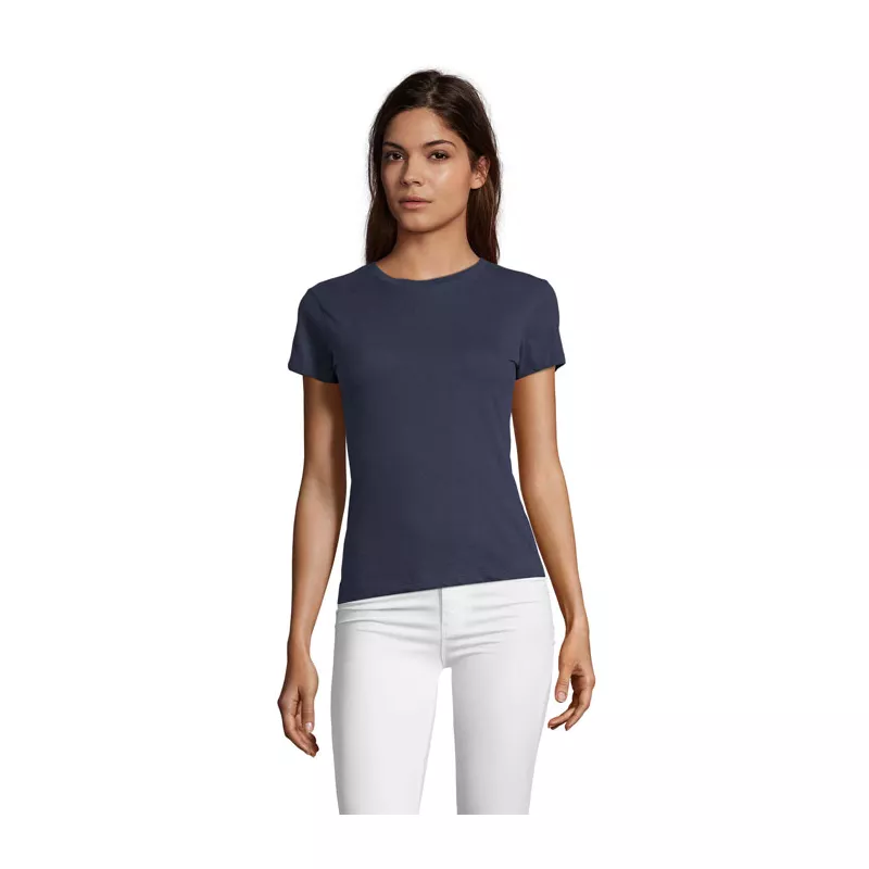 Koszulka damska 150 g/m² Sol's REGENT FIT WOMEN - French Navy (S02758-FN)