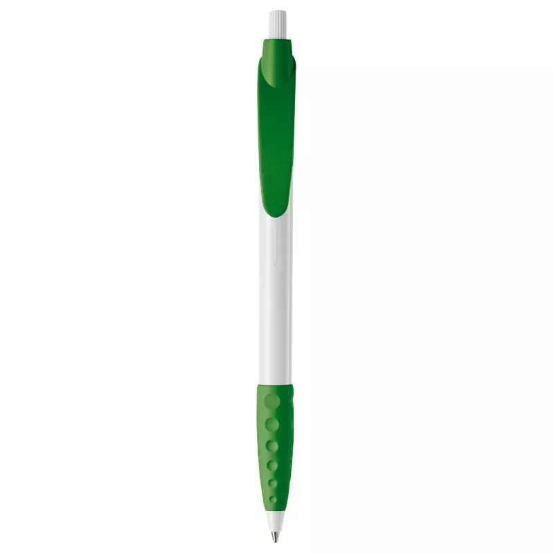 Długopis plastikowy (ABS) Cosmo - biało / zielony (LT87622-N0131)