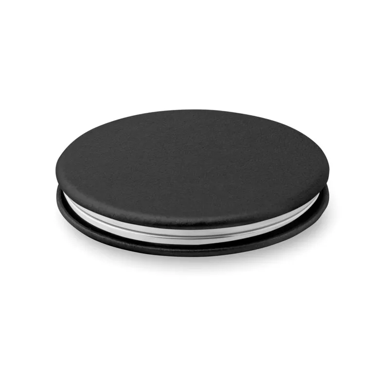 Lusterko podwójne magnetyczne okrągłe GLOW ROUND - Czarny (MO9008-03)