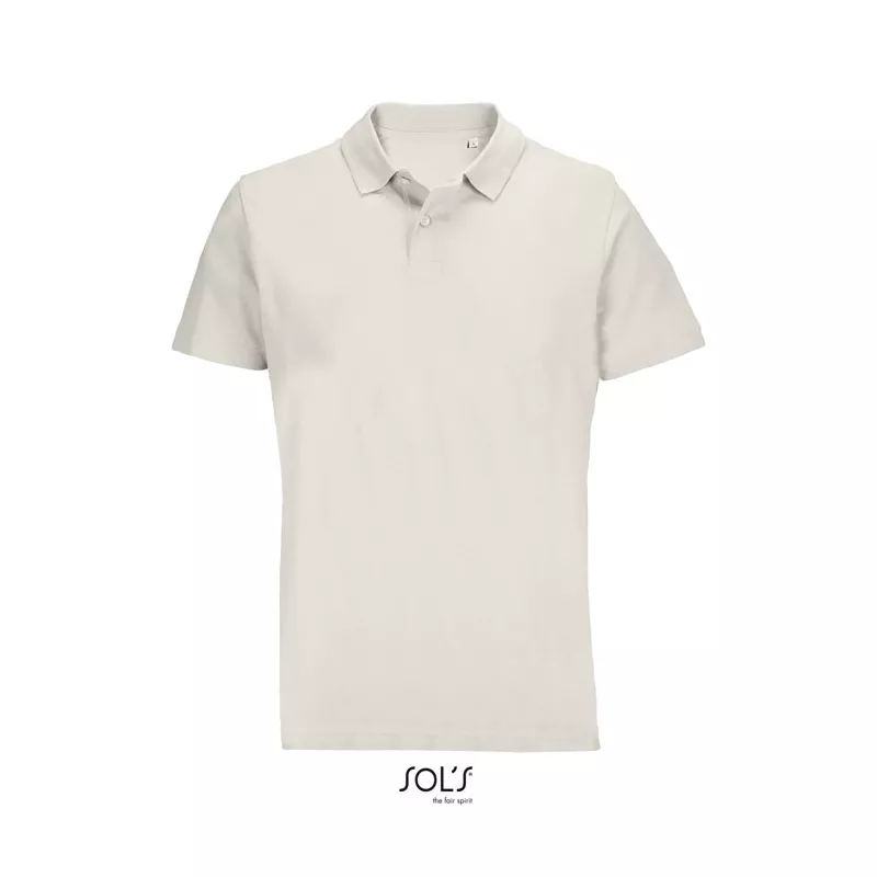 Koszulka polo unisex z czesanej bawełny Sol's PULSE - Off-White (S04502-WW)