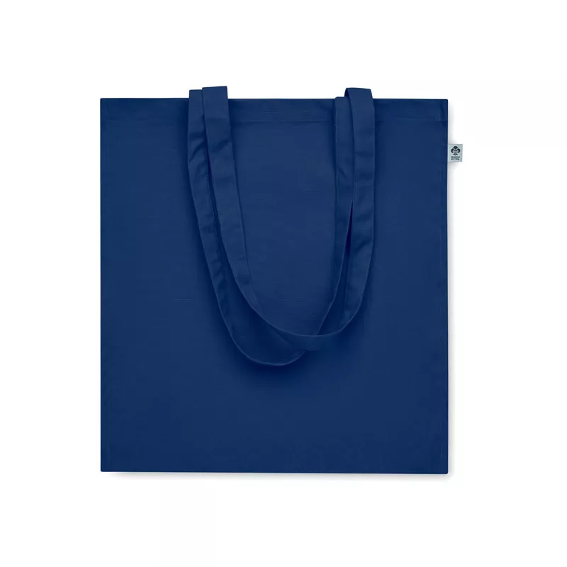 Torba z bawełny organicznej 220 g/m² BENTE COLOUR - Niebieski (MO2197-04)