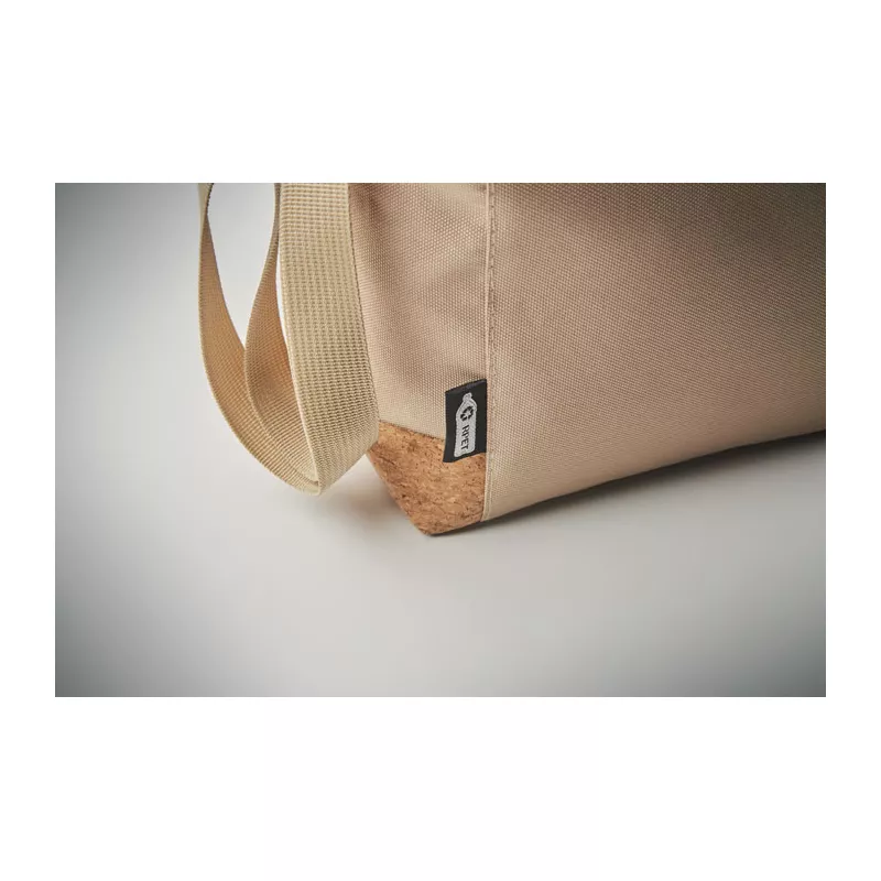 Torba chłodząca RPET z korkowym dnem 5 l KOELER - Khaki (MO2504-39)