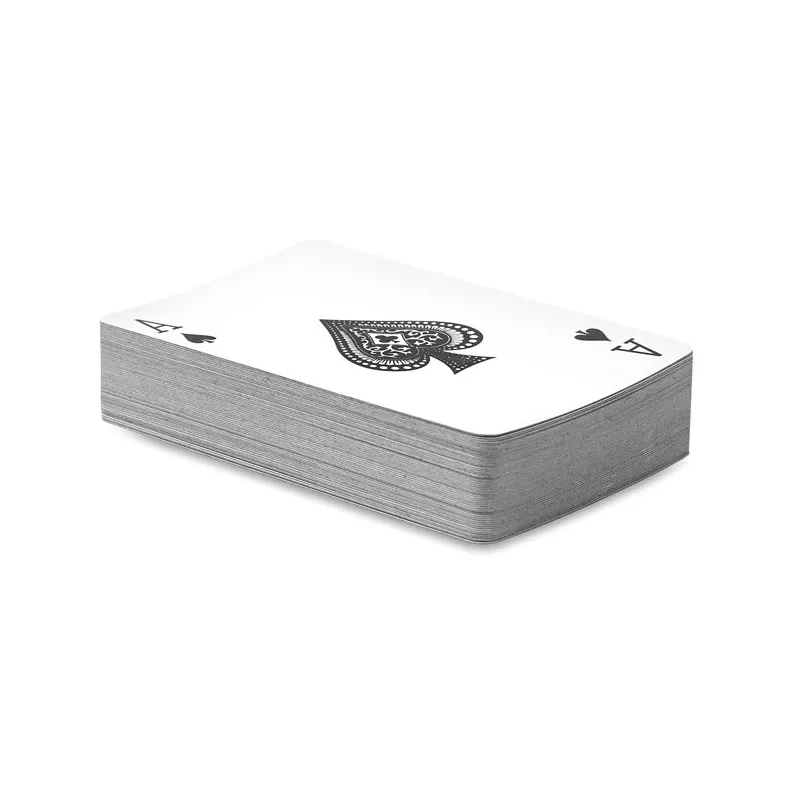 Karty do gry 54 szt. w plastikowym pudełku ARUBA - Czerwony (MO8614-05)