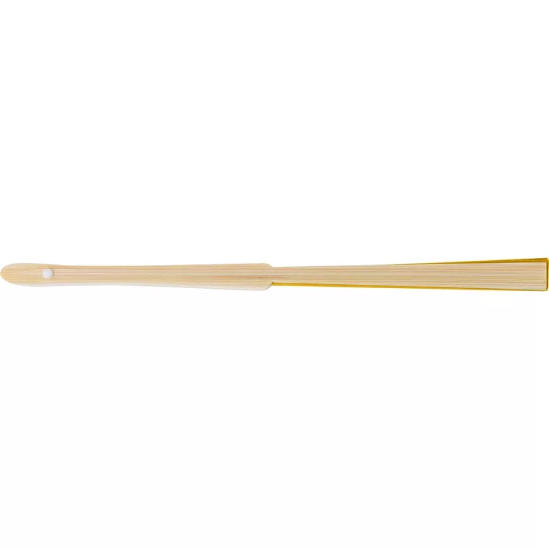 Wachlarz z bambusa - żółty (V2201-08)