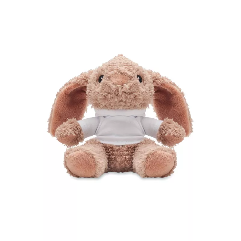 Pluszowy królik w bluzie z kapturem BUNNY - Bialy (MO2121-06)