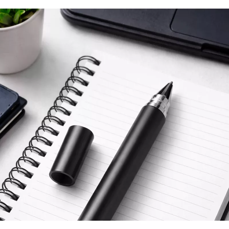 Długopis i wieczny ołówek 2 w 1 TWINO - czarny (19747-02)