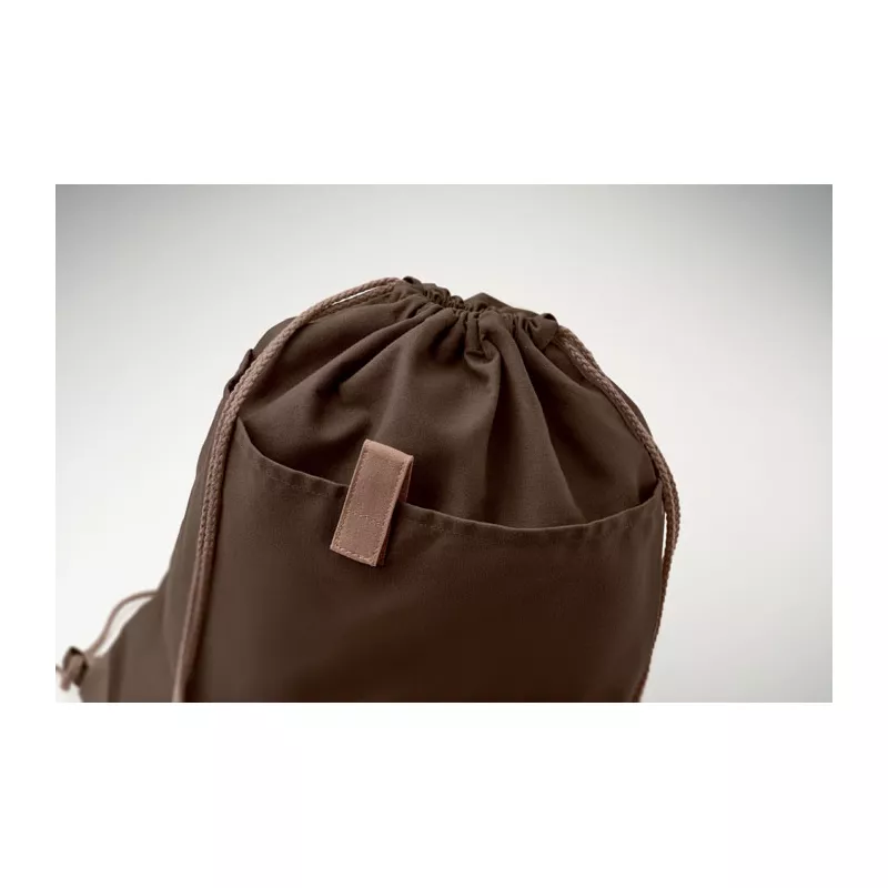 Worek z bawełny z recyklingu 220 g/m² PANDA BAG - Ziemia (MO6550-42)