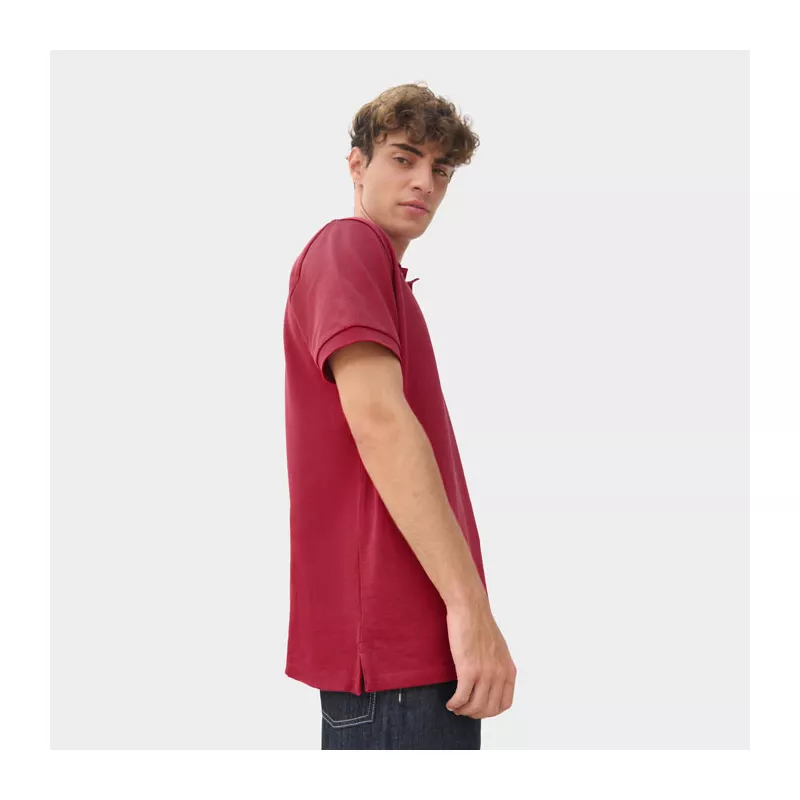 Koszulka polo męska z czesanej bawełny Sol's PACIFIC - Folk Red Twin (S04439-FR)