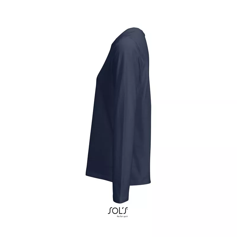 Koszulka damska z długim rękawem Sol's MONARCH WOMEN - Granatowy (S04443-NY)