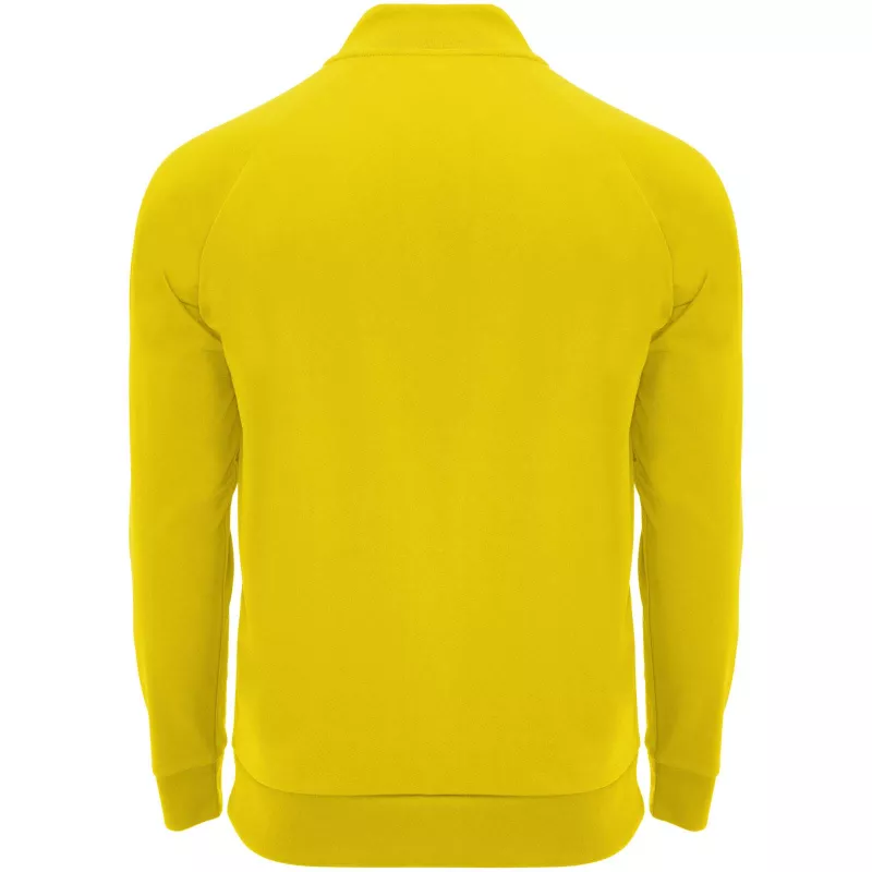 Epiro bluza unisex z długim rękawem i zamkiem błyskawicznym 1/4 200 g/m² - Żółty (R1115-YELLOW)