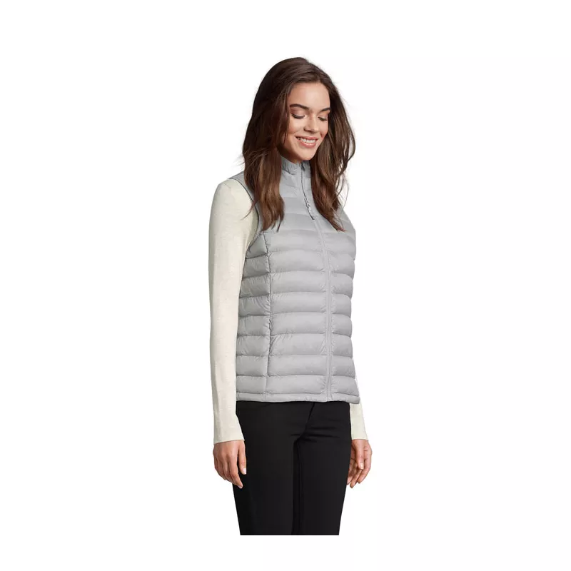 Kamizelka puchowa damska Sol's WILSON BW WOMEN - Metal Grey (S02890-MG)