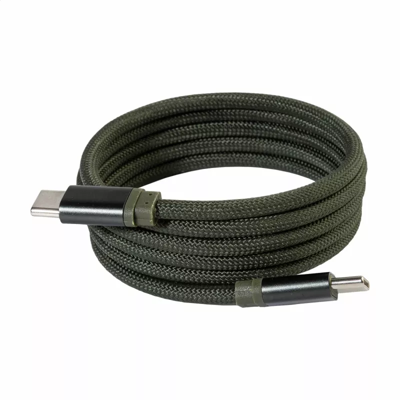 Magsle magnetický 60W kabel USB-C - ciemno zielony (AP864152-07A)
