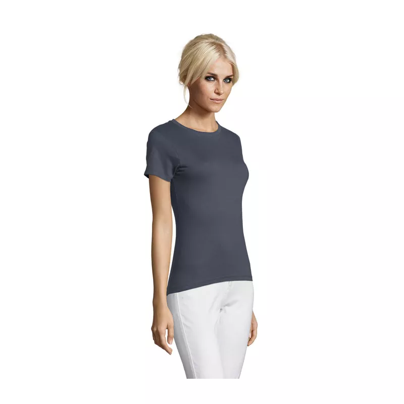 Koszulka damska dopasowana 150 g/m² Sol's REGENT WOMEN - Mysi Szary (S01825-MU)