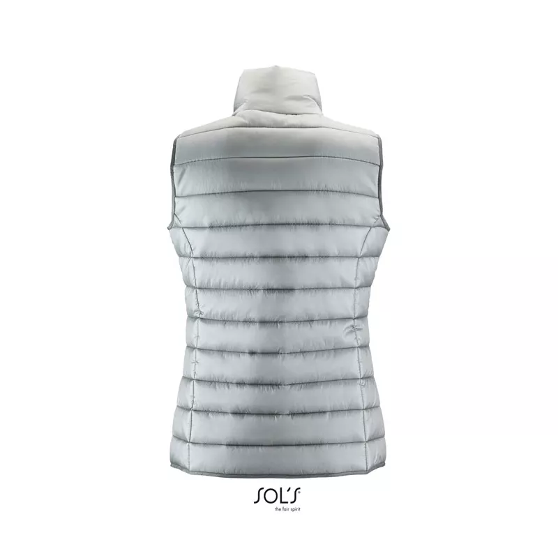 Kamizelka pikowana damska Sol's WAVE WOMEN - Metal Grey (S01437-MG)