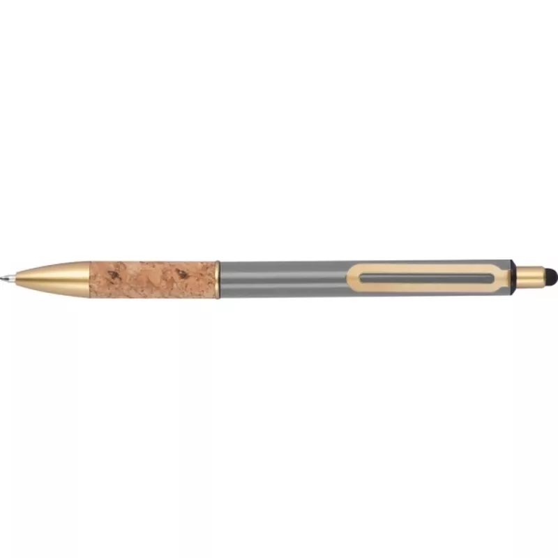 Długopis metalowy touch pen CAPRI - szary (369007)
