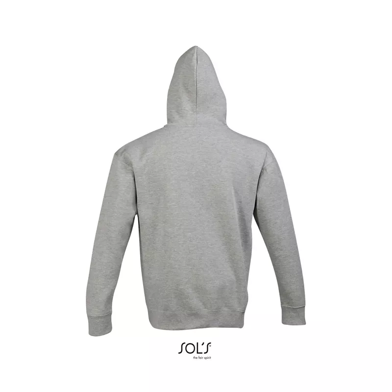 Bluza unisex z kapturem 320 g/m² Sol's SLAM - Szary Melanż (S13251-GM)