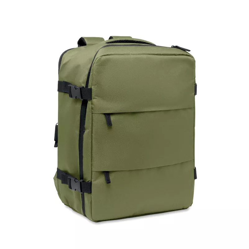 Plecak kabinowy rozciągliwy 15" RPET 20 l ASPEN - Zieleń Wojskowa (MO3195-49)