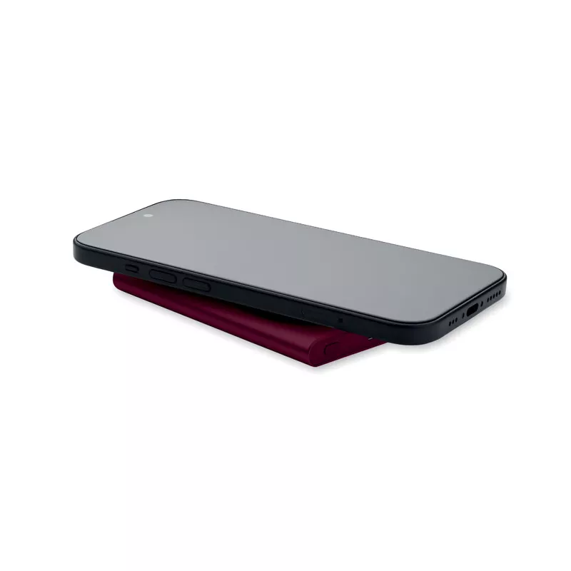 Powerbank magnetyczny 5000 mAh 15W z aluminium PAWTT - Burgund (MO2442-02)