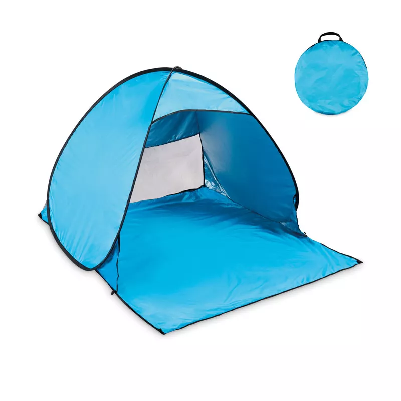 Namiot plażowy 2-osobowy z poliestru 190T SHADE - Turkusowy (MO2881-12)