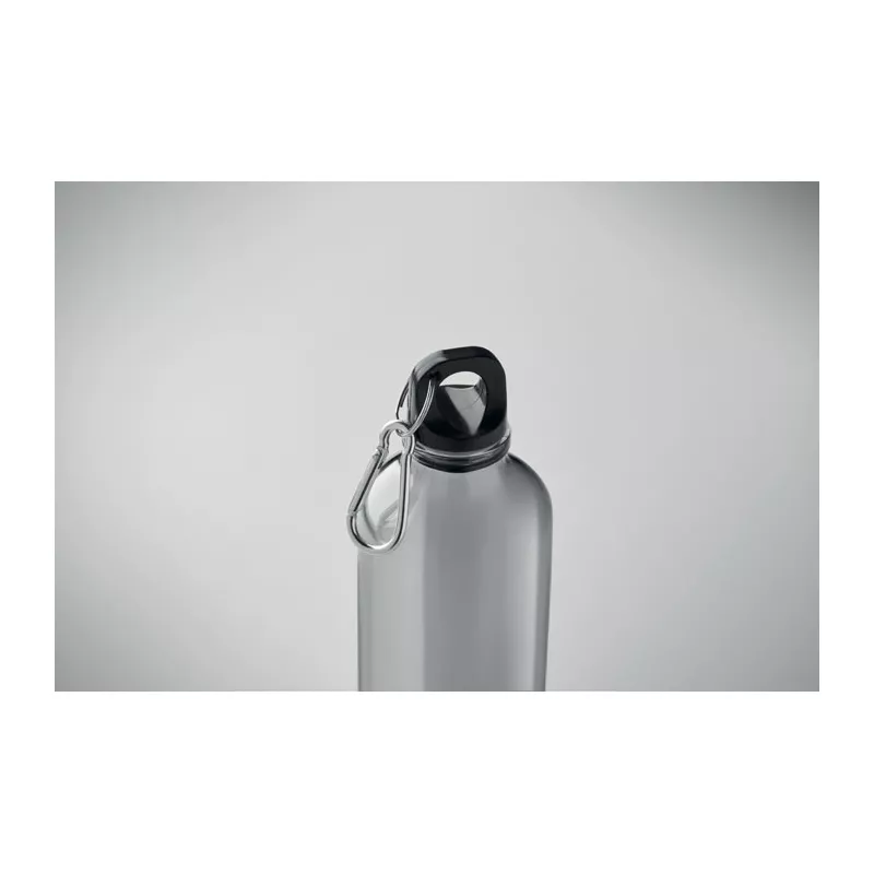 Butelka z RPET z karabińczykiem 500 ml MOSS RE500 - Przezroczysty Szary (MO2803-27)