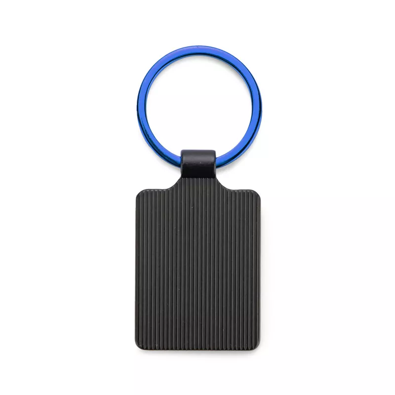 Brelok metalowy z grawerem w kolorze kółka COLORS - niebieski (17929-03)