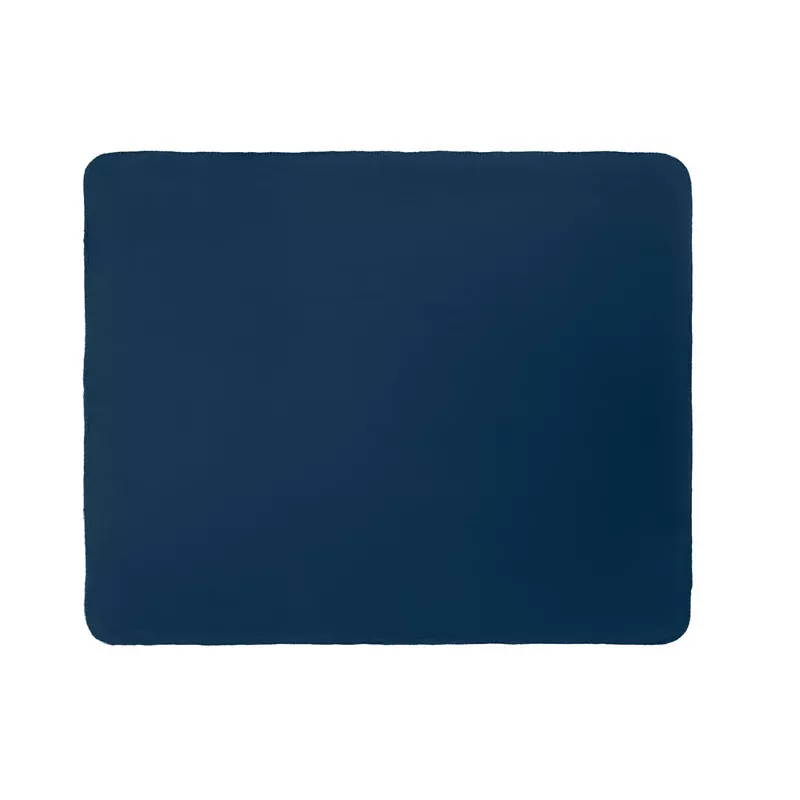 Koc polarowy RPET 120x150 cm 130 g/m² BOGDA - Niebieski (MO6805-04)