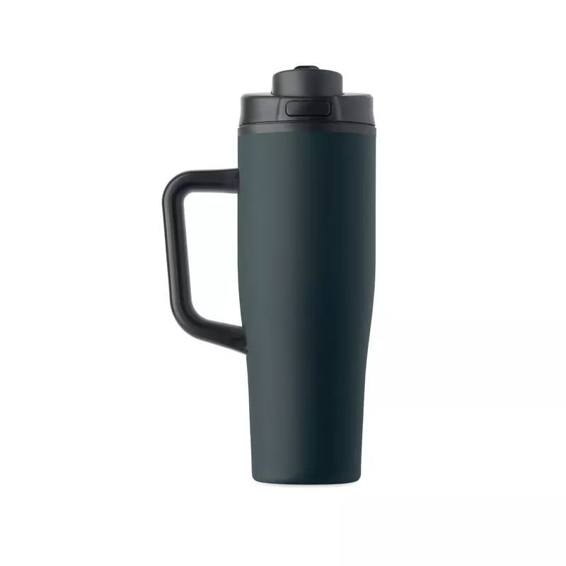 Kubek termiczny ze stali z recyklingu 900 ml ATLANTA - Francuski Granat (MO3213-85)