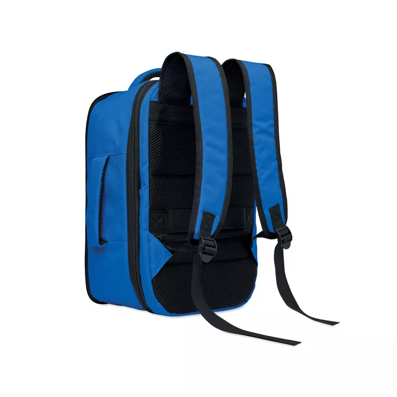 Plecak kabinowy z RPET na laptop 15" FLYSAFE - Niebieski (MO2840-37)