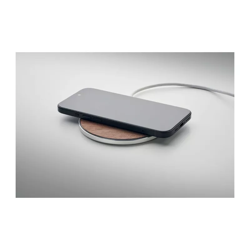 Ładowarka bezprzewodowa 15W z aluminium NEUZ - Drewna (MO2431-40)