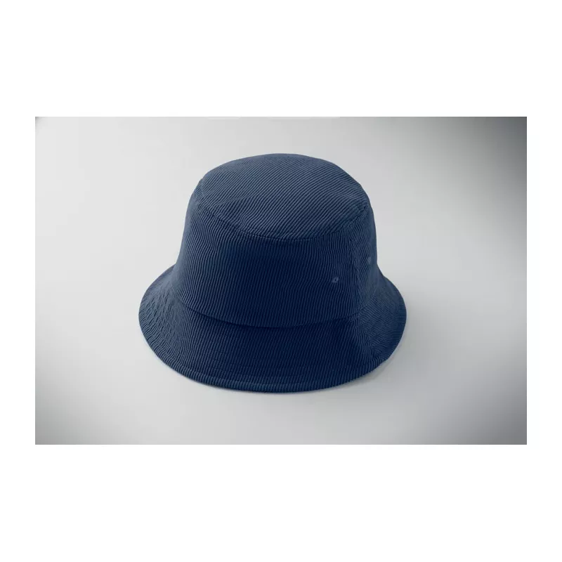 Kapelusz bucket sztruksowy 220 g/m² SCOOP - Niebieski (MO2869-04)