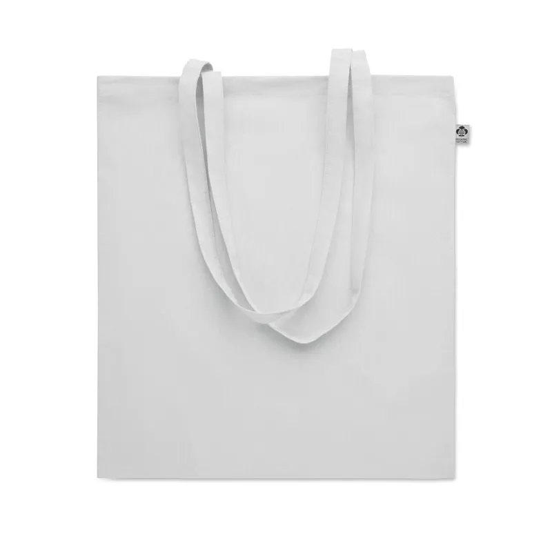 Torba na zakupy z bawełny organicznej 180 g/m² ONEL - Bialy (MO6711-06)