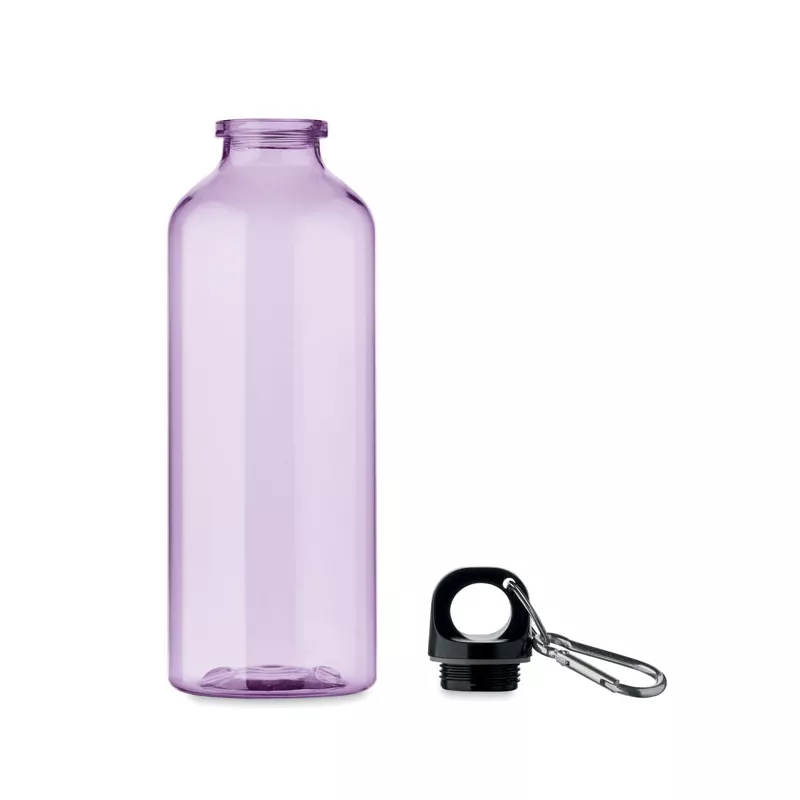 Butelka z RPET z karabińczykiem 500 ml MOSS RE500 - Przezroczysty Fioletowy (MO2803-32)