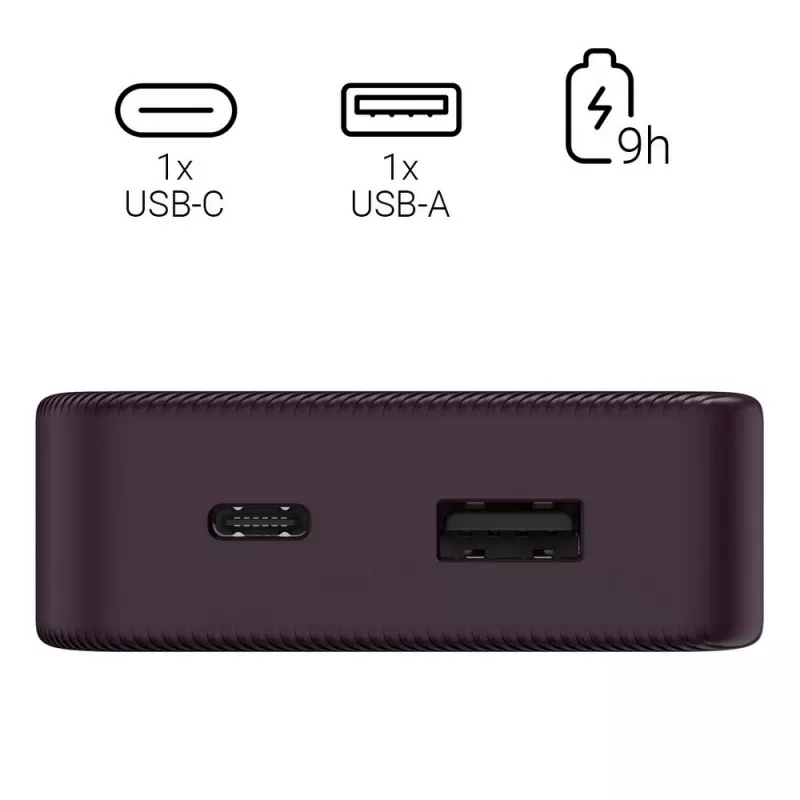 Power bank 10000 mAh Hama Power Pack - burgund (VH023-12)