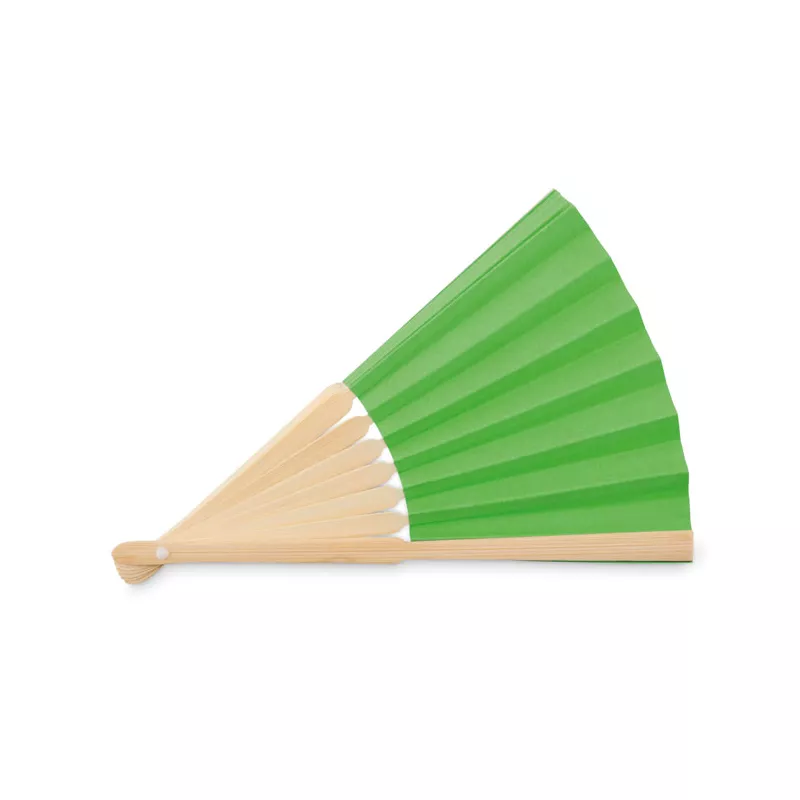 Wachlarz bambusowy z papierem FANNY PAPER - Limonka (MO6828-48)