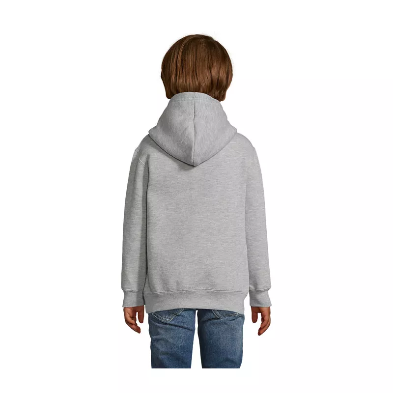 Bluza dziecięca z kapturem 280 g/m² Sol's SLAM KIDS - Szary Melanż (S13255-GM)