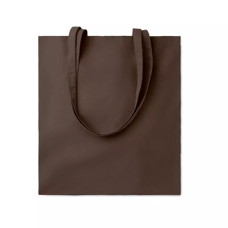 Torba bawełniana 38x42 cm 140 g/m² COTTONEL COLOUR + - Czekolada (MO9268-41)