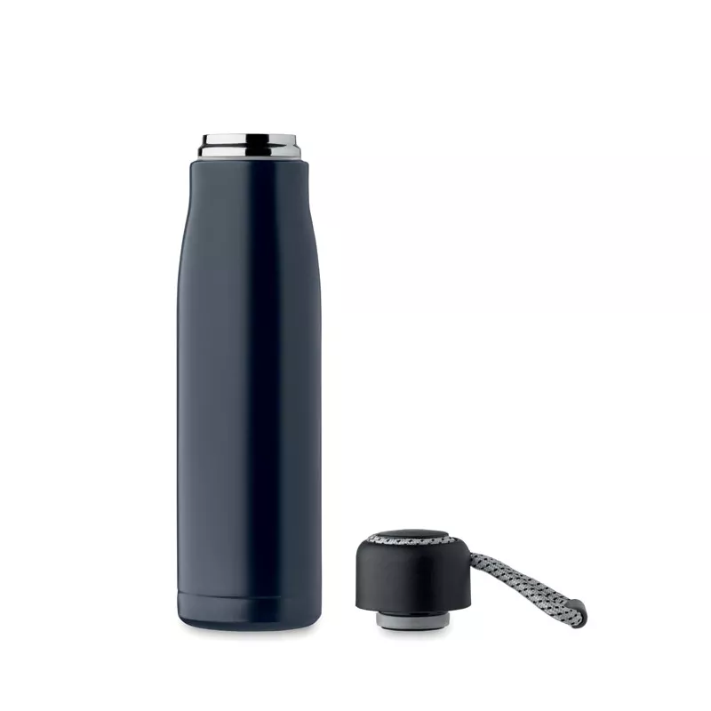 Butelka termiczna z uchwytem sznurkowym 500 ml CORDLE - Francuski Granat (MO2413-85)