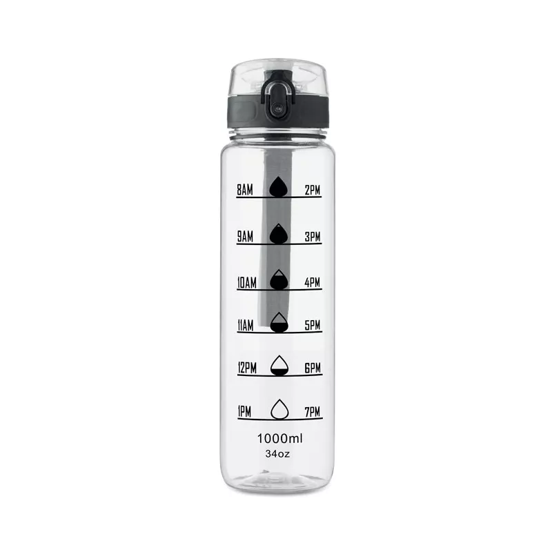 Butelka sportowa RPET 1000 ml ISFORDEN MARK - Przezroczysty (MO2672-22)