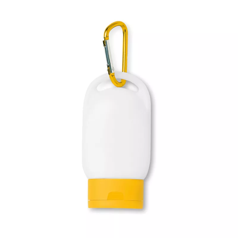 Krem do opalania SPF 25 z karabińczykiem 30 ml SUNCARE - Zólty (MO8512-08)