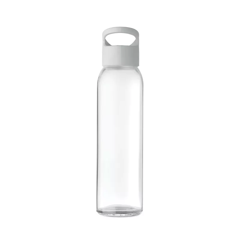Butelka szklana z uchwytem 470 ml PRAGA - Bialy (MO9746-06)
