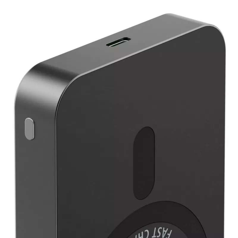 Magnetyczny power bank 10000 mAh Hama - czarny (VH037-03)