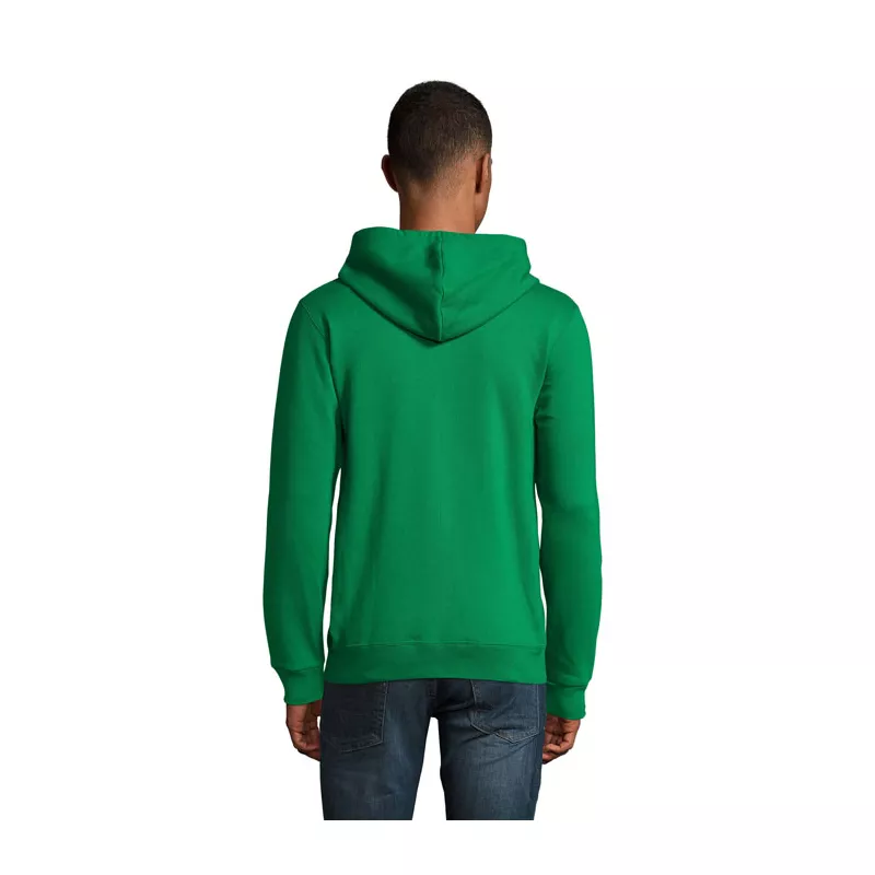 Bluza unisex z kapturem rozpinana 260 g/m² Sol's STONE - Zielony (S01714-KG)