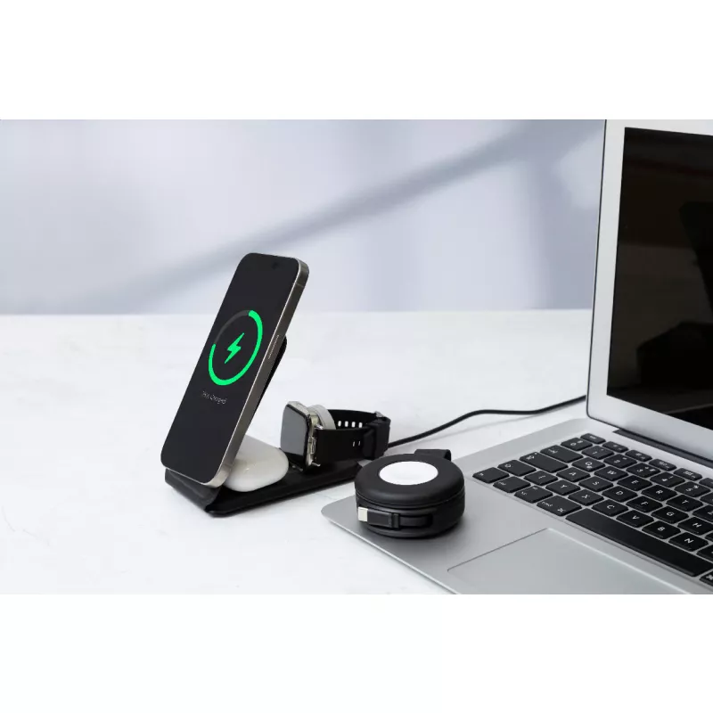 LuxCharge Stand Uchwyt na telefon RPU, ładowarka indukcyjna - czarny (AP864120-10)