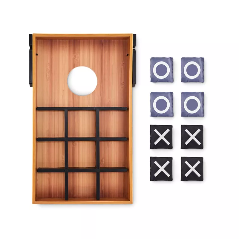 Gra cornhole i kółko i krzyżyk z MDF BAGGY - Drewna (MO6427-40)