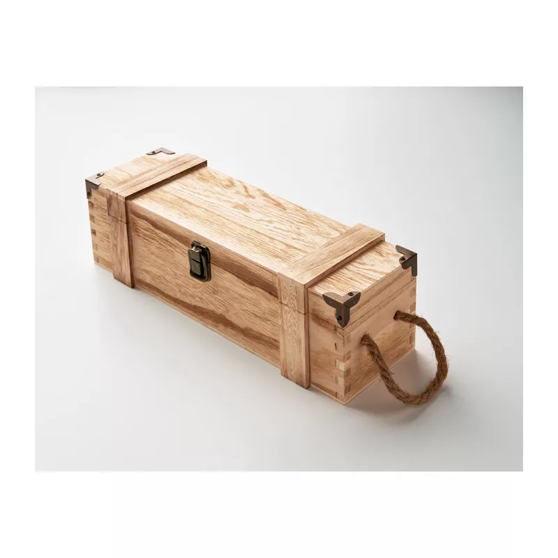 Pudełko na wino z drewna paulowni VINBOX + - Drewna (MO3121-40)