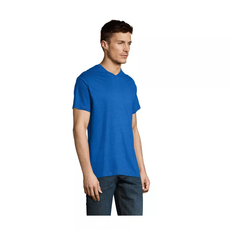 Koszulka męska V-neck 150 g/m² Sol's VICTORY - Niebieski (S11150-RB)
