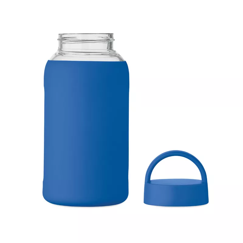 Butelka szklana z pokrowcem 600 ml BORIS - Niebieski (MO2912-37)