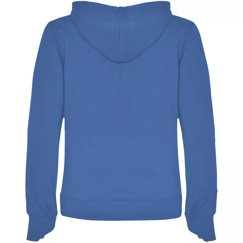 Damska bluza z kapturem 280 g/m² Roly Urban Women - Biały-Błękit królewski (R1068-ROYAL-WHITE)