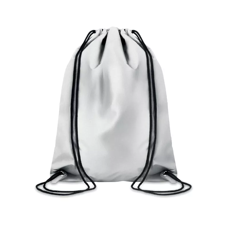 Worek ze sznurkiem odblaskowy SHOOP REFLECTIVE - Srebrny (MO9403-14)